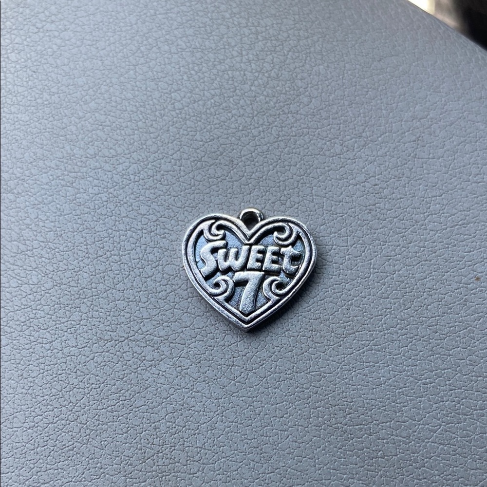 James Avery Sweet Seven 7 Silver Charm